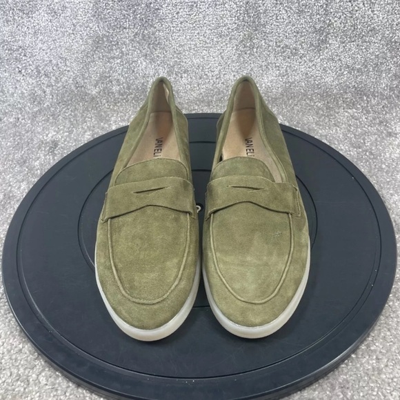 Vaneli Undine Suede Loafers Flats in Green size Women’s 11 - Picture 3 of 10